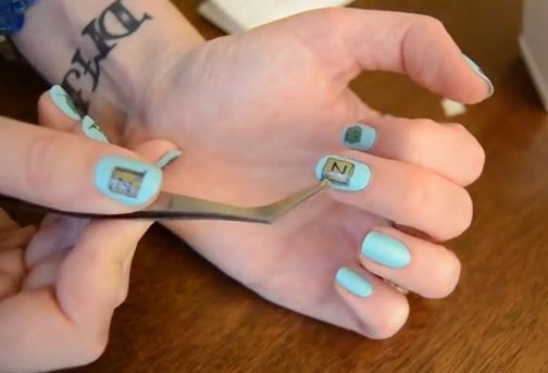 Tiny Nail Decals Tutorial