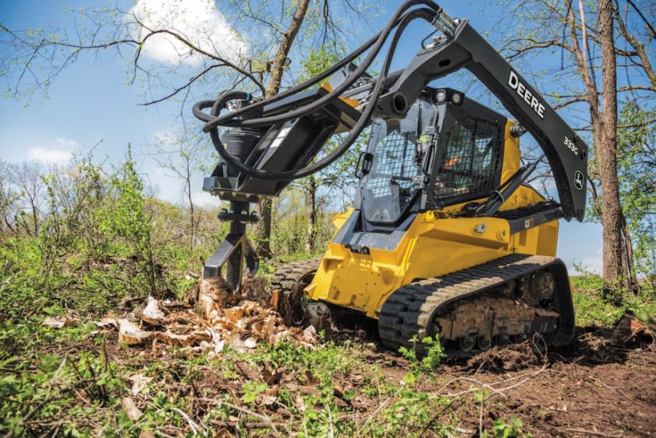 John Deere Releases Stump Shredder Attachment