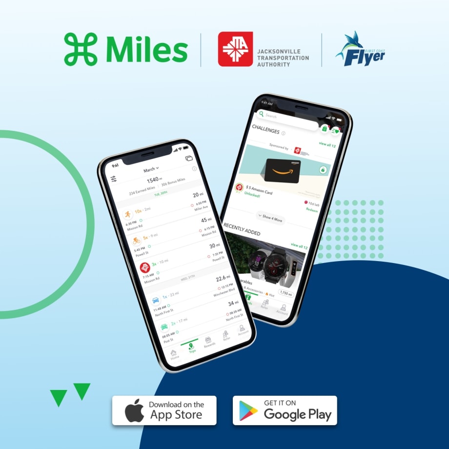 JTA Partners with Miles on New Rewards Program