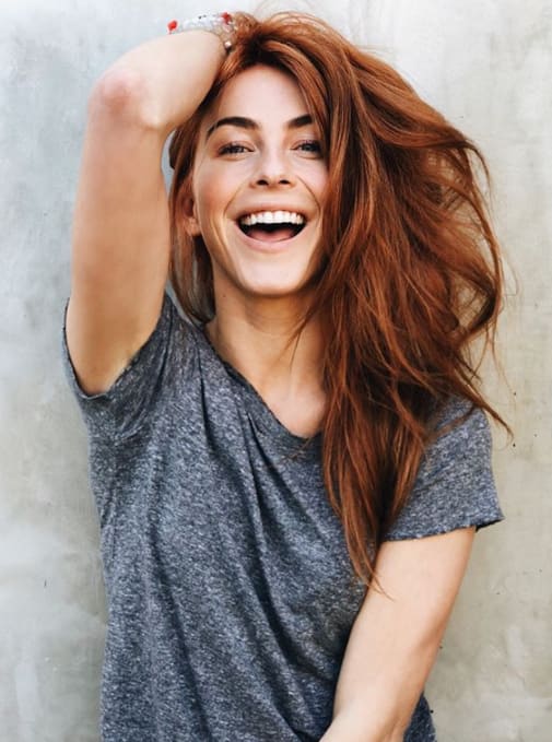 The Red Zone: Julianne Hough's Copper Color Formula