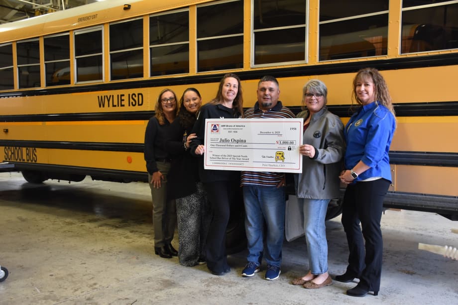 AMF Bruns Celebrates 2025 Special-Needs School Bus Driver of the Year
