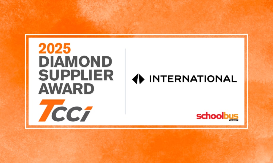 A white and orange graphic with TCCI and International logos, and text reading "2025 Diamond Supplier Award".