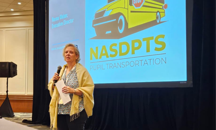 Ronna Weber speaks at the annual NSTA conference.