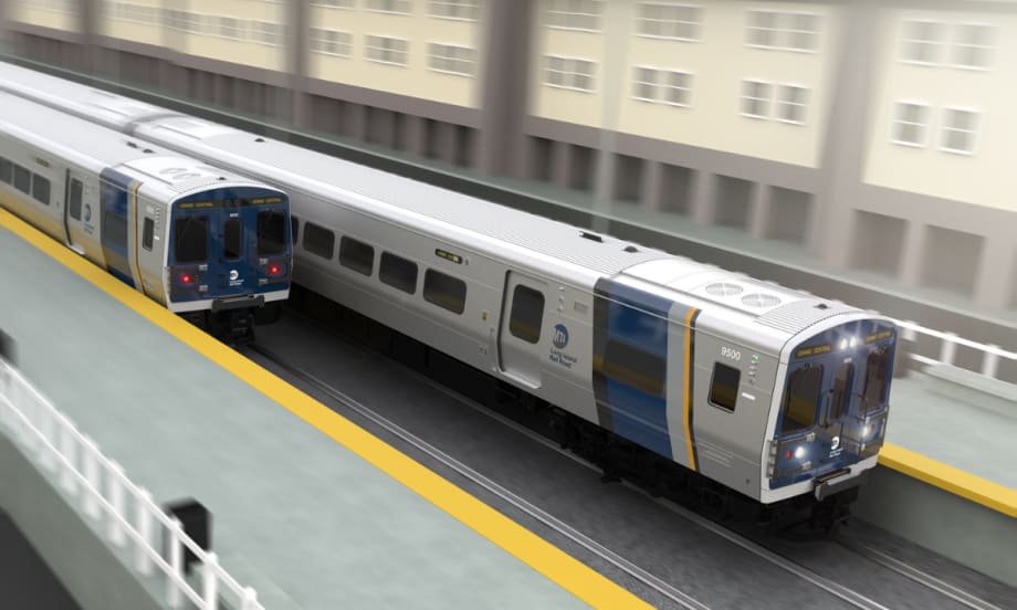 Exterior rendering of a M-9A railcar.