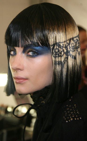  On the Runway: Lace Hair by Peter Gray
