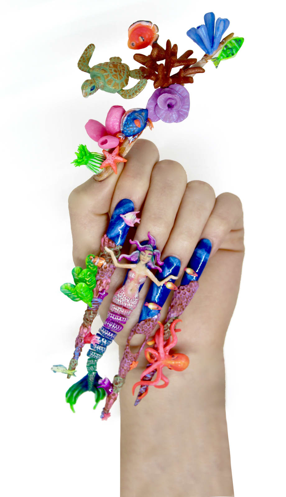 NTNA S.7 Challenge 9: Mermaid Nail Art (Kadee)