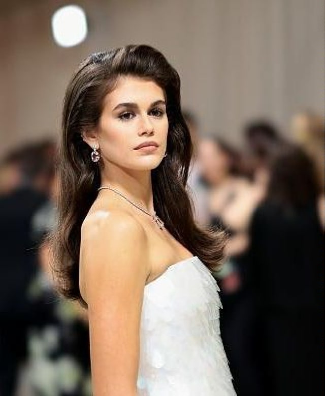 Bombshell Brunette: Kaia Gerber's Met Gala Style by Jenna Perry