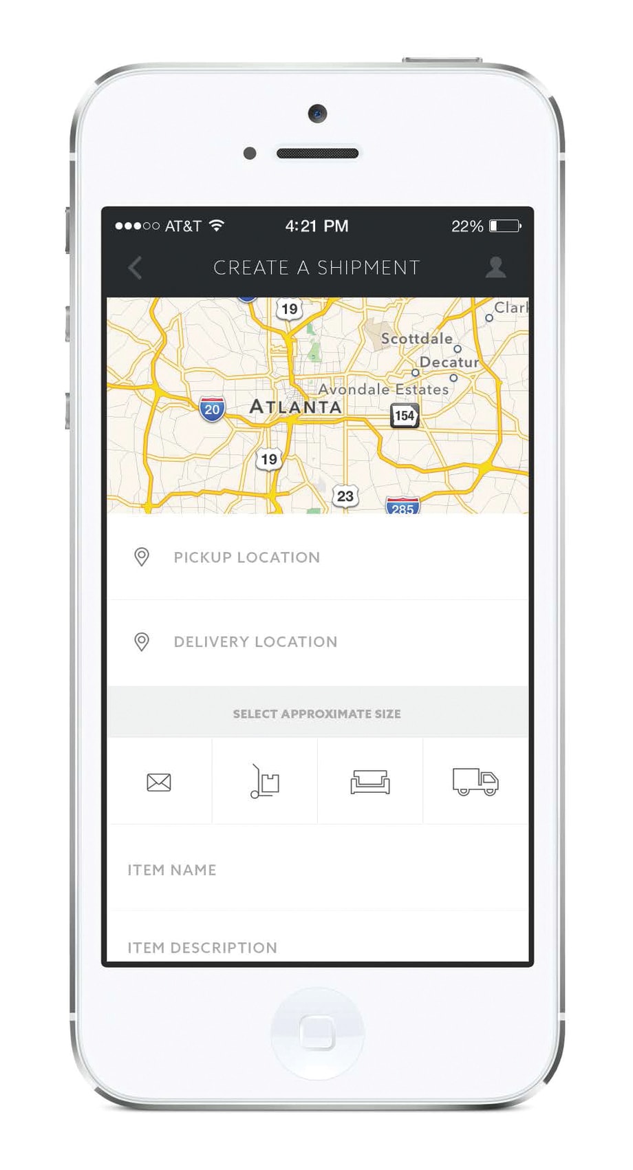 Mobile Delivery App Connects Packages with Drivers