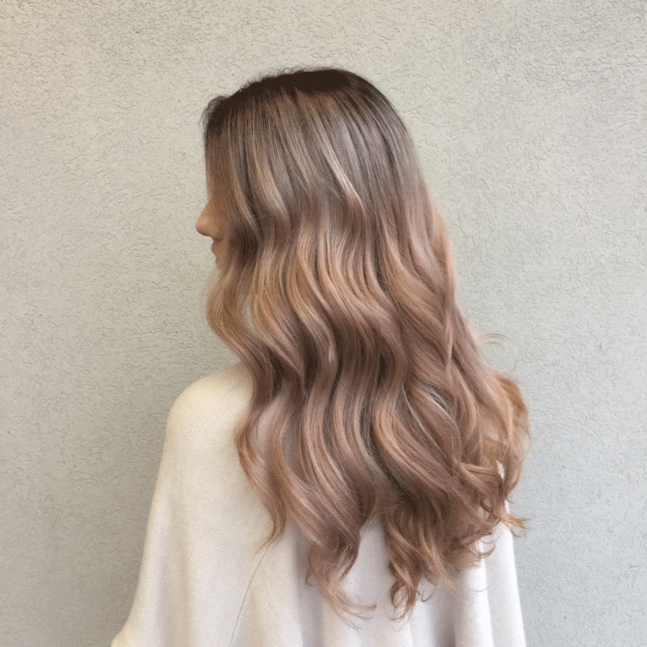 Natural Level 2/3 To A Rooty Blonde (With A Hint Of Lavender)