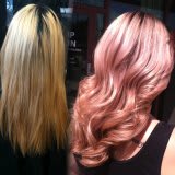 Dimensional Pink Courtesy Balayage