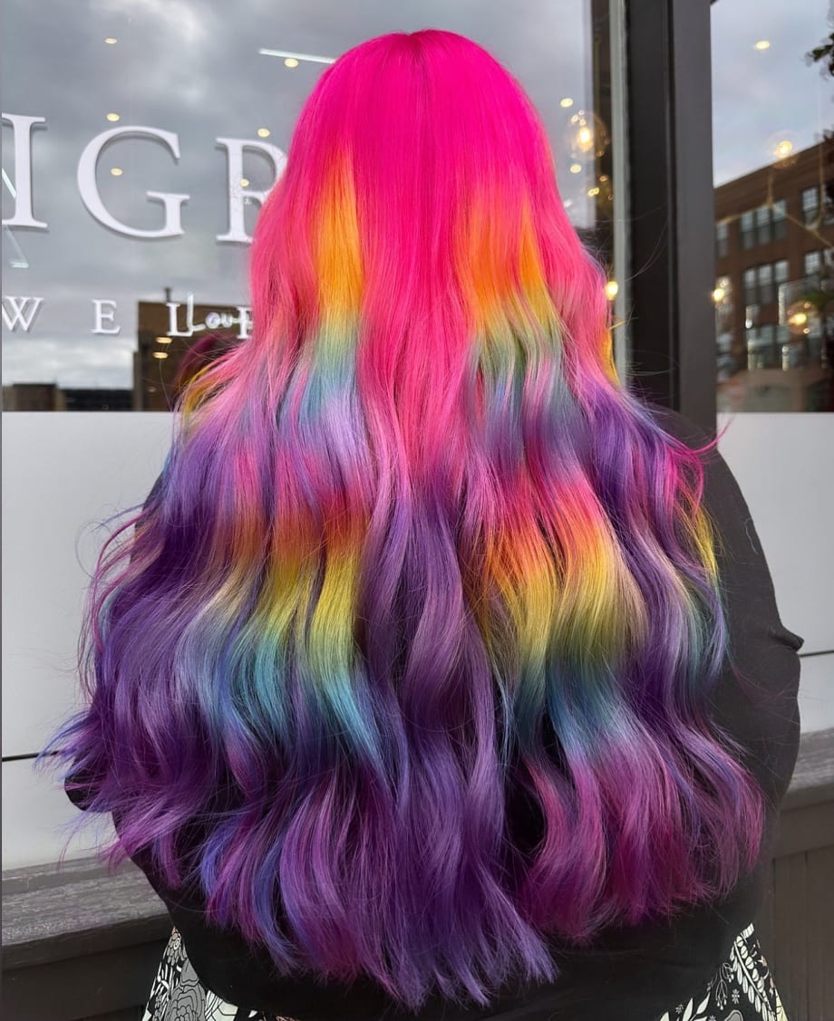 9 Magical Rainbow Masterpieces from PRAVANA Artists