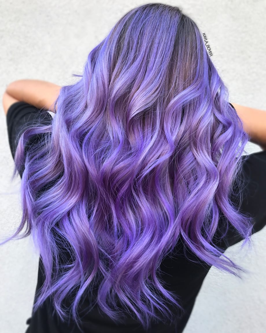 See Ultra Violet, Pantone's 2018 Color of the Year, in Hair Color
