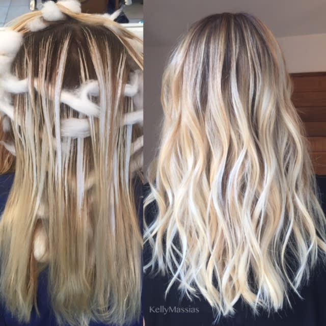 MAKEOVER: Balayage For A Perfect Rooty Blonde