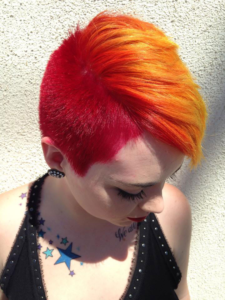 HOW-TO: Fiery 'Hawk with Pravana & Matrix