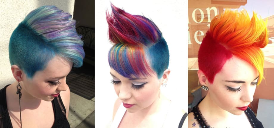 HOW-TO: Fiery 'Hawk with Pravana & Matrix