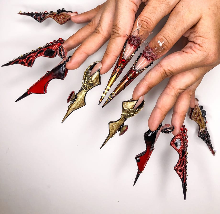 NTNA S. 7 Challenge 6: Mother Monster Nail Art (Kelsey)