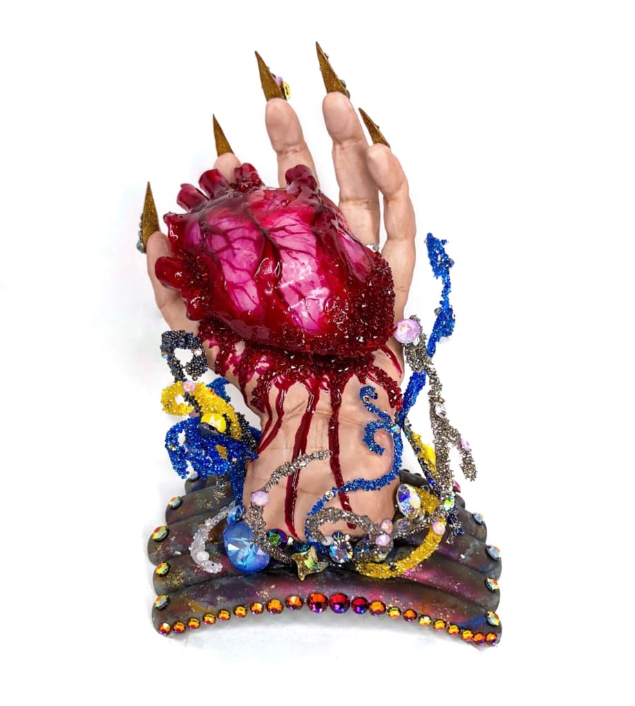 NTNA S. 7 Pre-Challenge 1: Heart in Hand Nail Art (Kelsey)