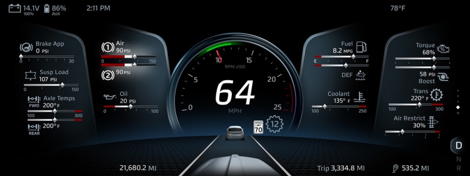 Kenworth Makes Digital Display Standard for T880, W990