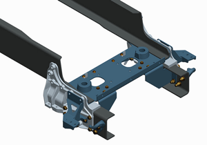 Kenworth T370 Adds Front Frame Assembly for Customer-Installed Winch Bumpers