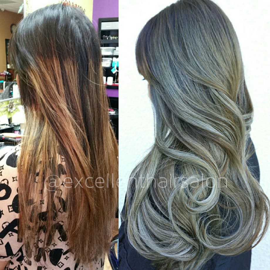COLOR CORRECTION: Ombre to BREY (Brown and Grey)