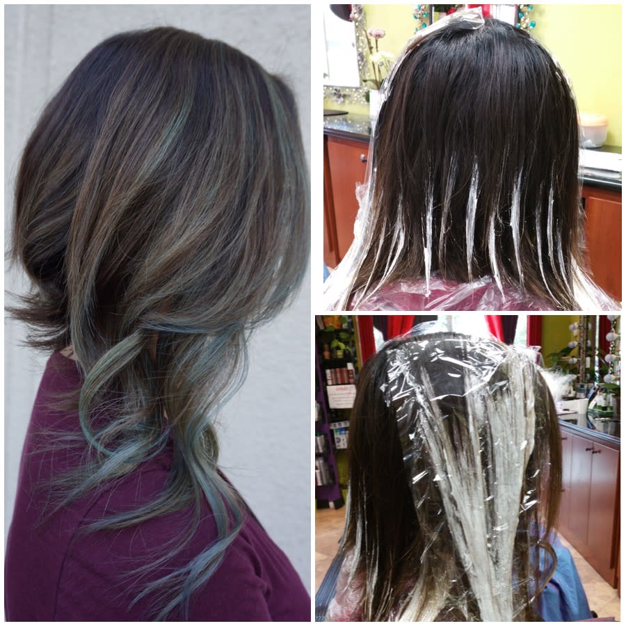 The Show Stopper: Dramatic A-Line Bob With Fancy Color