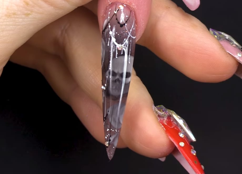 Encapsulated Acrylic 3-D Skull
