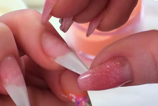 Kirsty Meakin Does Her Own Acrylic Nails (Part 1 of 2)