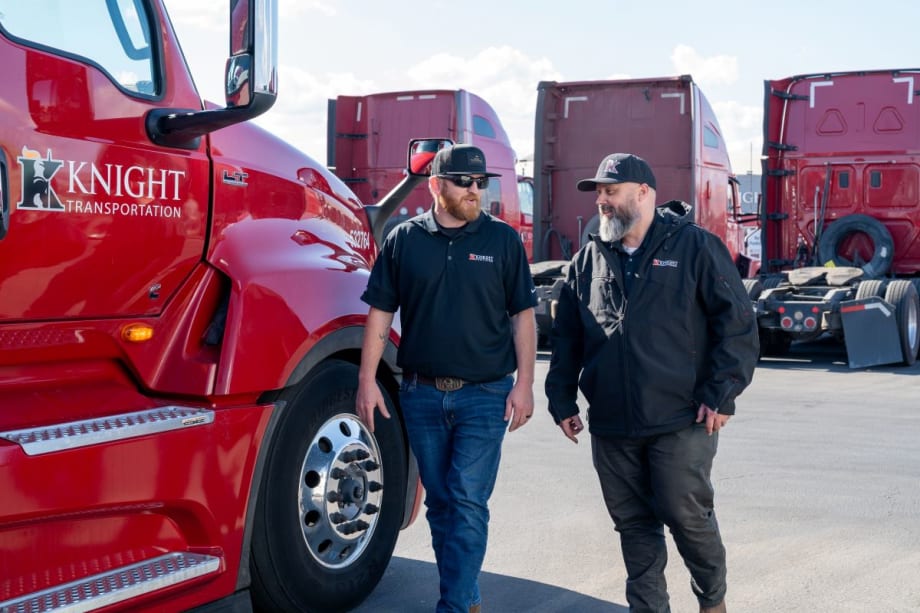 Knight-Swift driver training.