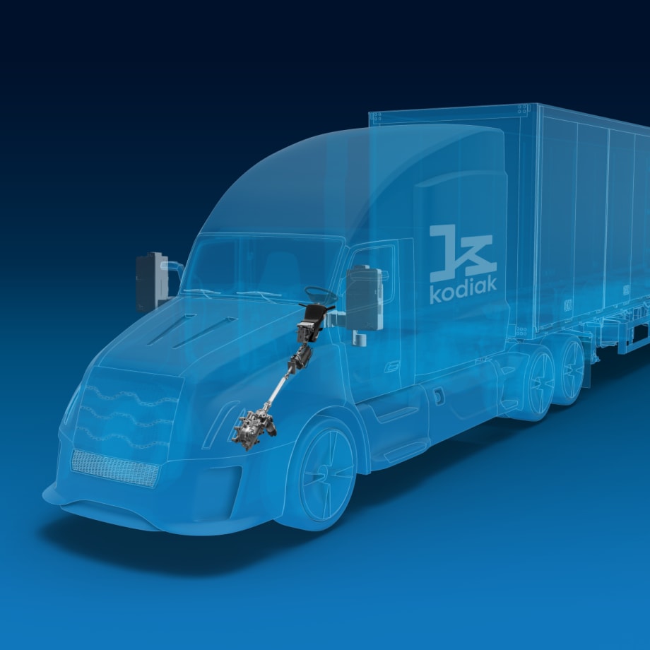 Kodiak-ZF autonomous truck.