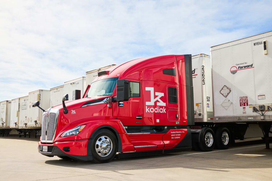 Kodiak Robotics Autonomous truck.