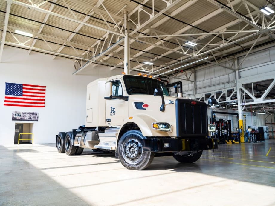 Kodiak autonomous truck.