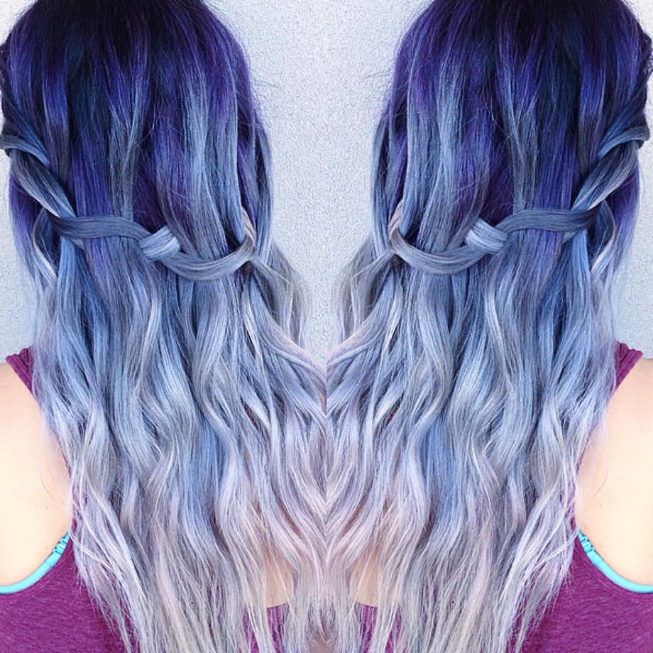 TRANSFORMATION: Ice/Blue Root to White Colormelt