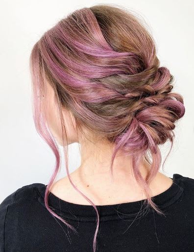 Styling Demo: Pastel Braided Updo
