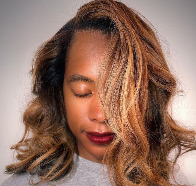 Artist Connective Member Kyra Brown Keeps Her Textured Blondes Healthy
