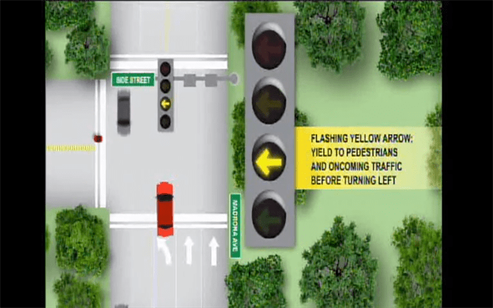 Fleet Safety Video Tip: What a Flashing Yellow Arrow Means