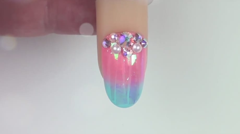 La Palm Gel Couple Unicorn/Mermaid Nail Art