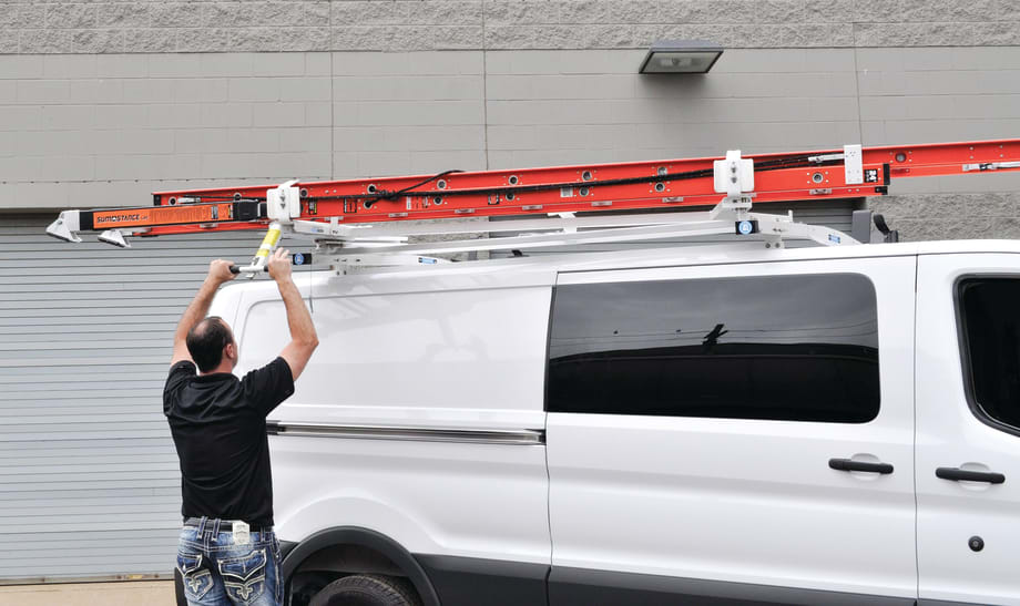 How a Ladder Rack Can Benefit Service Fleets