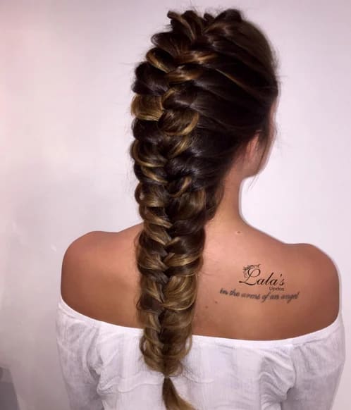 VIDEO: Pulled-Out Fishtail Braid Demo with Lala's Updos