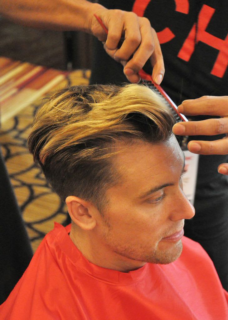 HOW TO: This Vintage Undercut on Lance Bass
