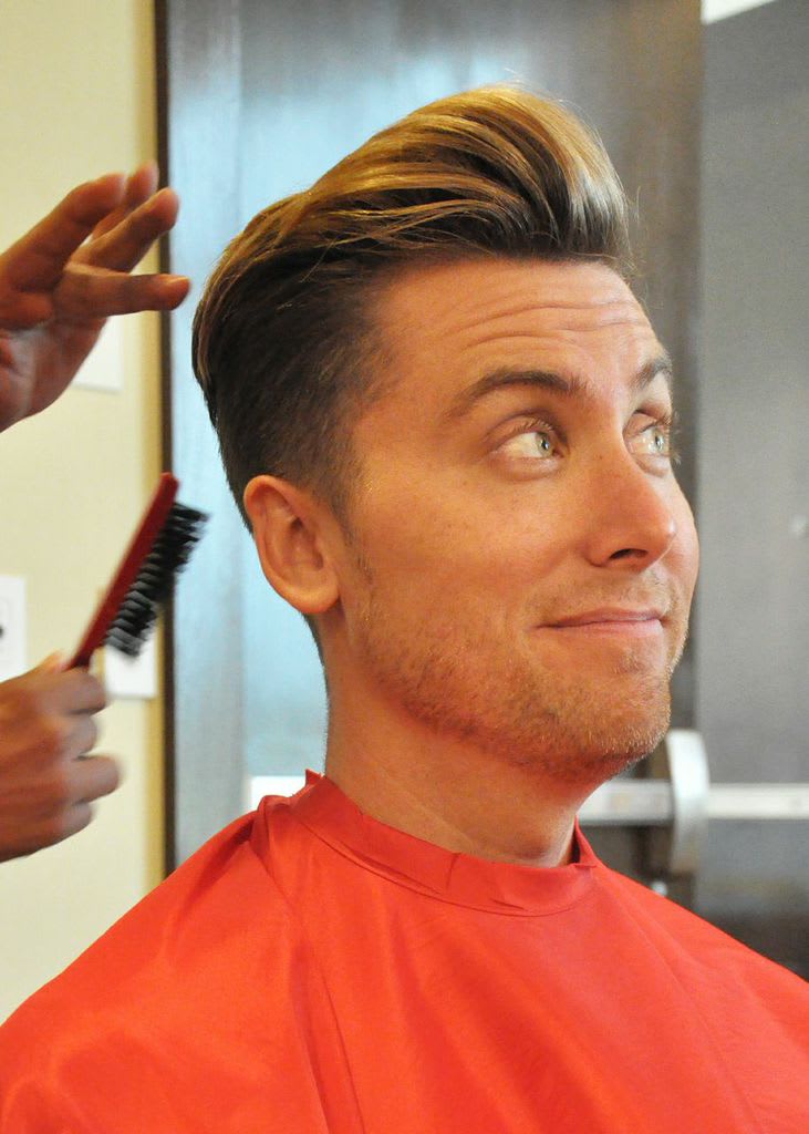 HOW TO: This Vintage Undercut on Lance Bass