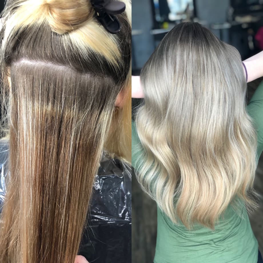 COLOR CORRECTION: Burned and Banded To Better Blonde