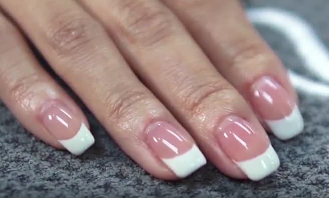 Pink-and-White Using Gelee Powder Gel