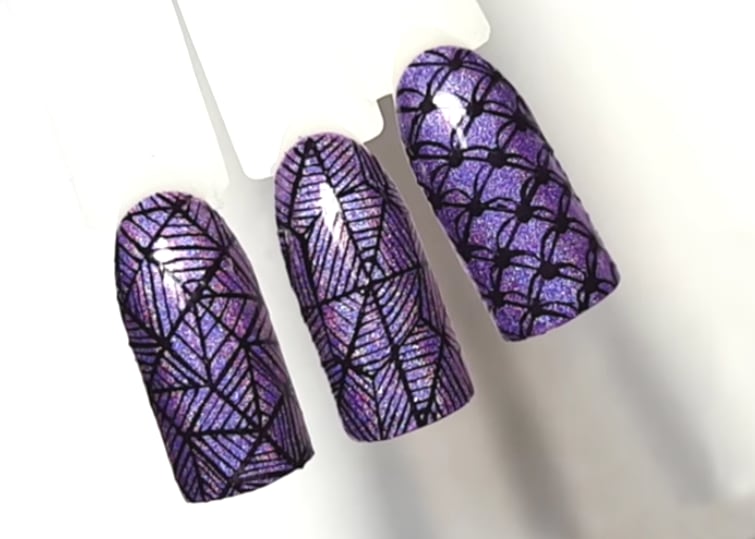 LeChat Spectra Nail Tutorial: Futuristic Abstract
