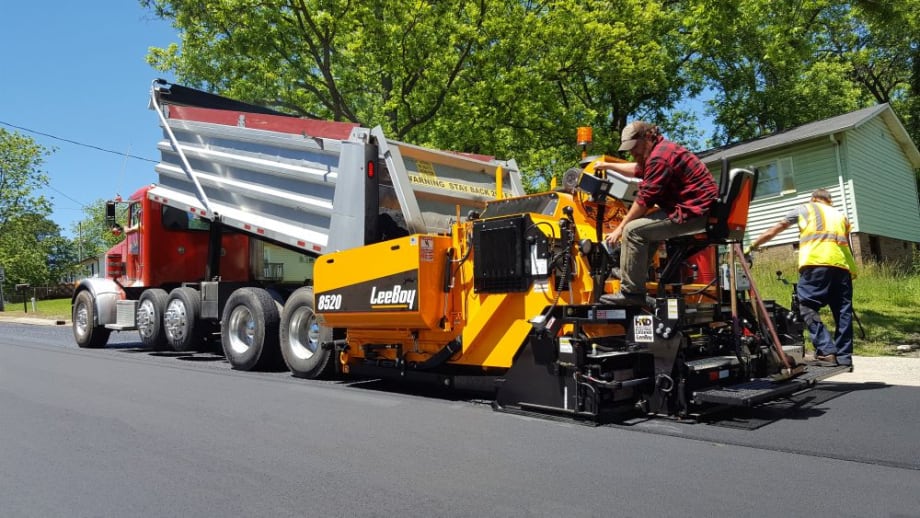 LeeBoy Paver Boosts Power and Productivity