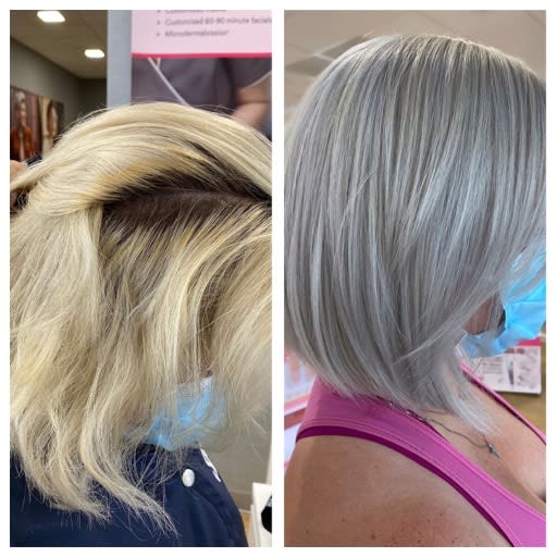 Color Correction: Yellow and Banded to Ice Queen