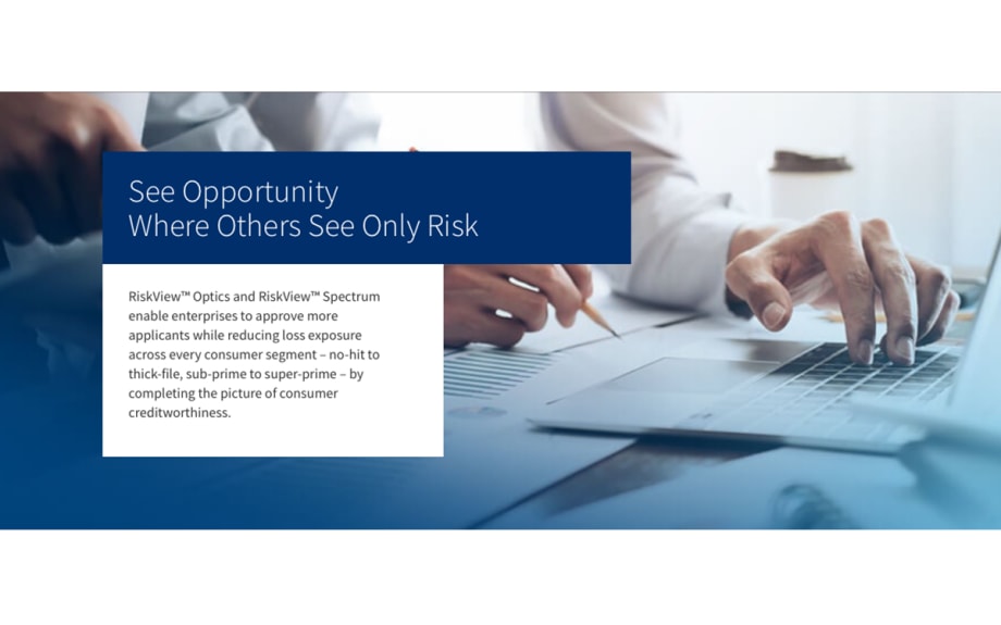 LexisNexis Risk Solutions Launches RiskView Optics and RiskView Spectrum: A New Era in Alternative Credit Scoring