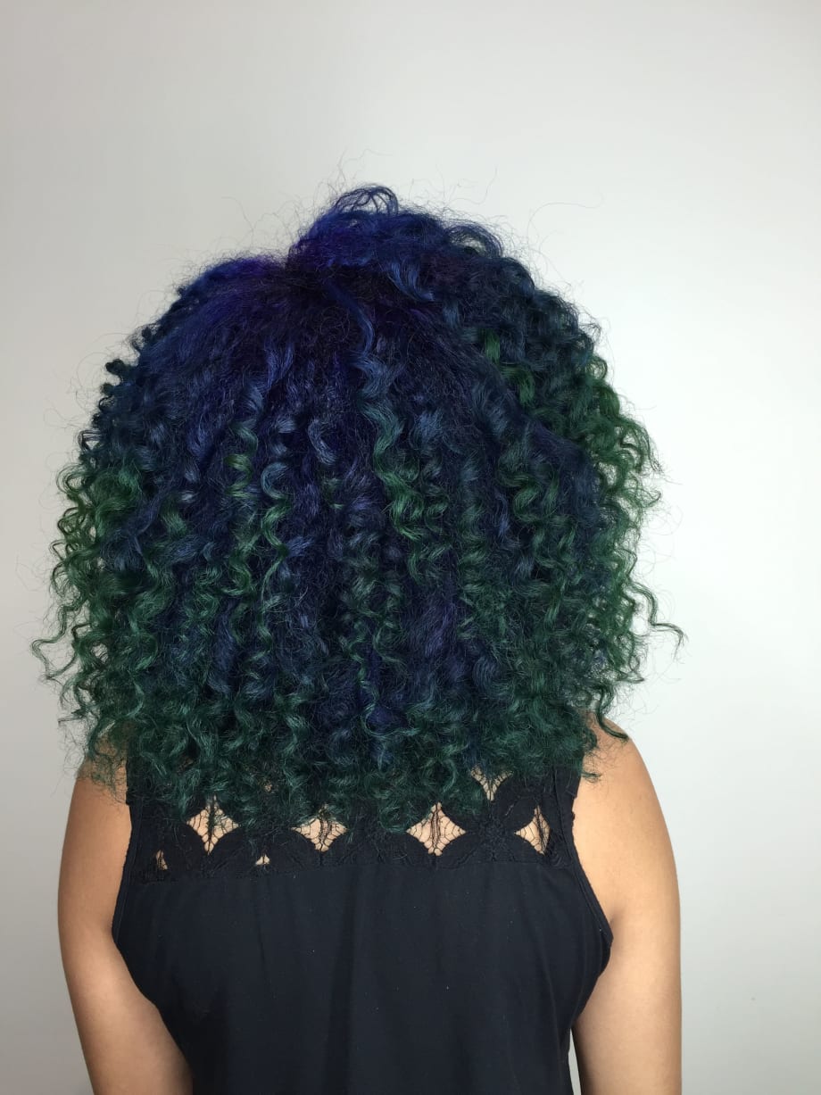 TRANSFORMATION: Peacock Curls