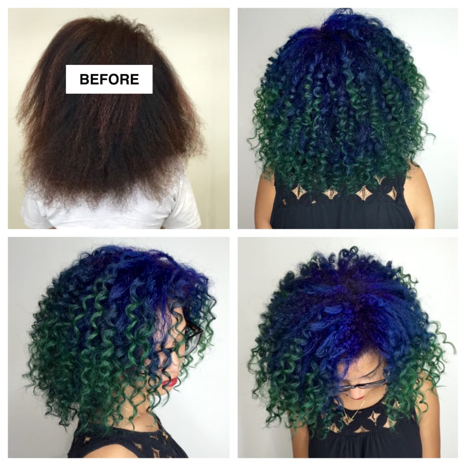 TRANSFORMATION: Peacock Curls