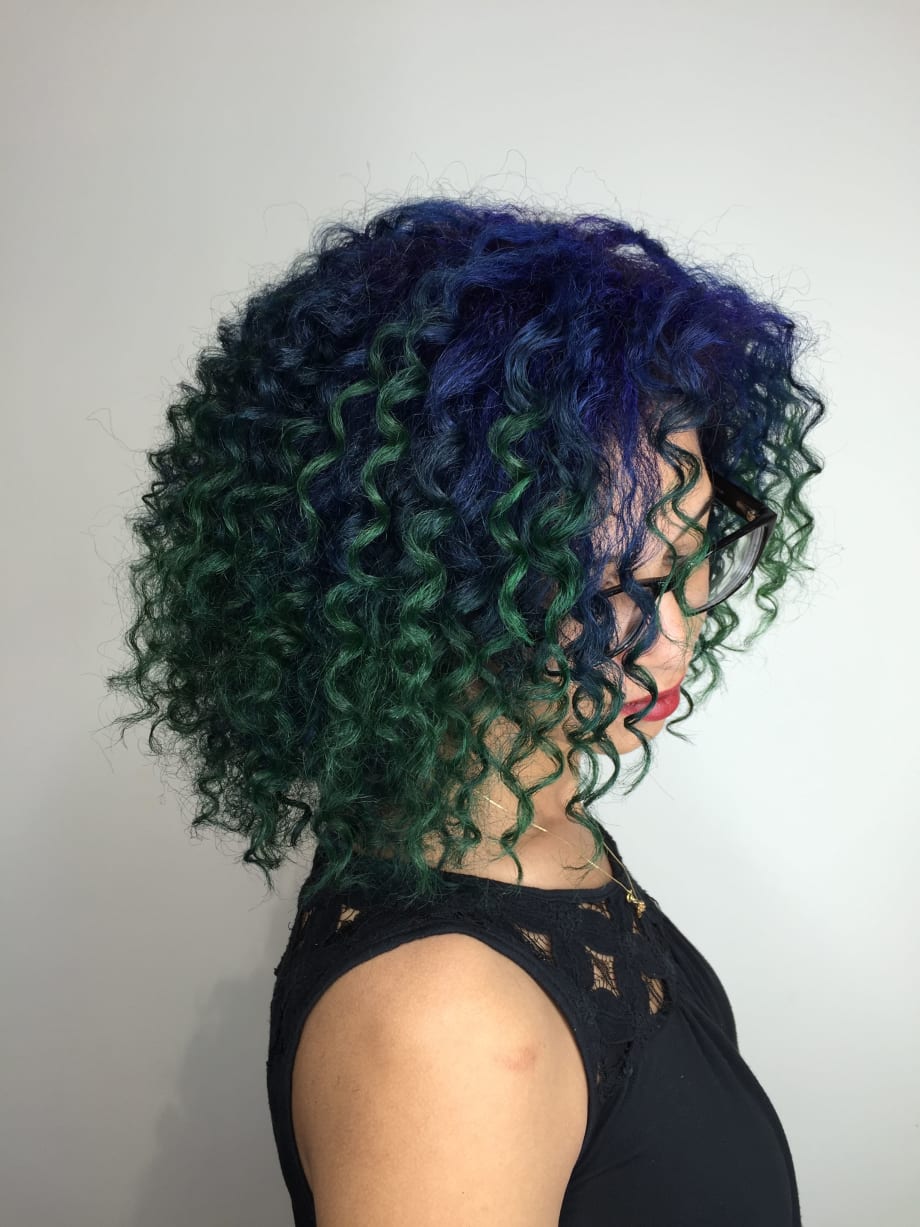 TRANSFORMATION: Peacock Curls