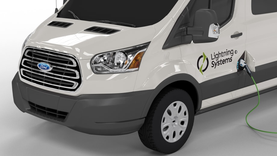 Lightning Systems Electric Transit Van Gains CARB Approval